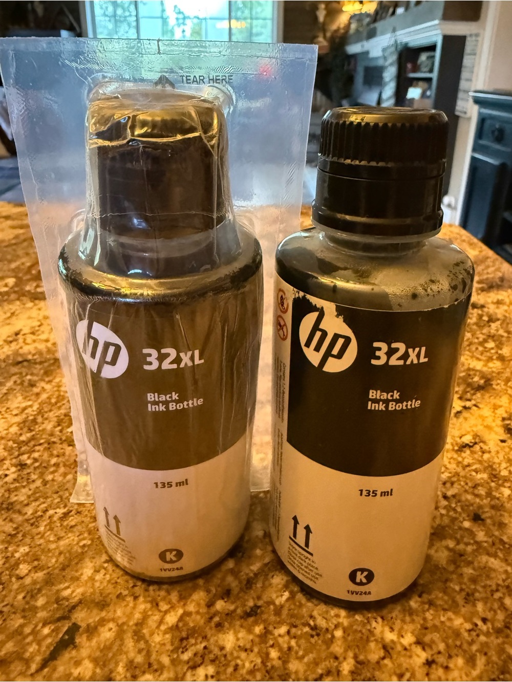 hp 32xl black ink bottle lot